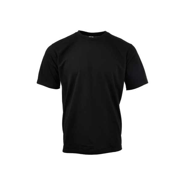 180GSM Black Cotton T-Shirt