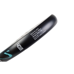 CAMEWIN PADEL RACKET - ROUND - WHITE TURQUOISE - 50% CARBON