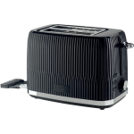BossaNova - 2-Slice Ribbed Toaster - Black
