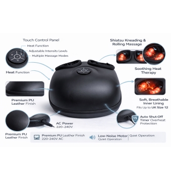 NekTeck - Shiatsu Foot Massager with Heating Function