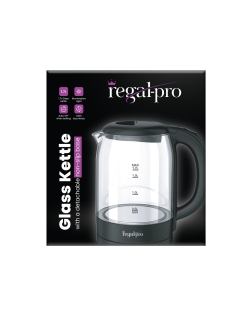 Regal Pro - 1.7L 2200W Glass Kettle