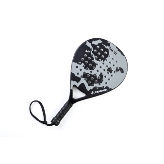 CAMEWIN PADEL RACKET - TEAR DROP - GREY- 100% CARBON