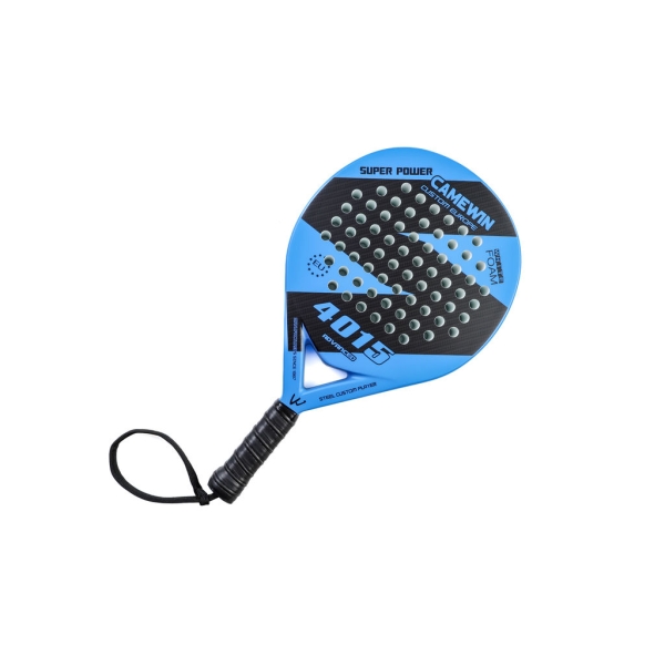 CAMEWIN PADEL RACKET - ROUND - BLUE - 50% CARBON