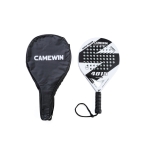 CAMEWIN PADEL RACKET - ROUND - WHITE - 50% CARBON