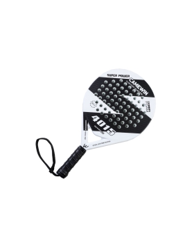 CAMEWIN PADEL RACKET - ROUND - WHITE - 50% CARBON