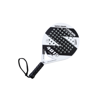 CAMEWIN PADEL RACKET - ROUND - WHITE - 50% CARBON