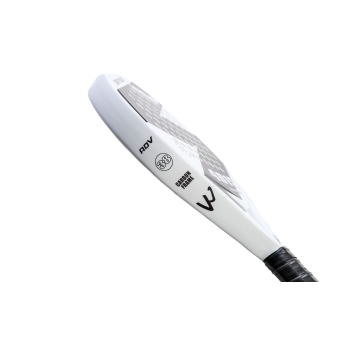 CAMEWIN PADEL RACKET - ROUND - WHITE - 50% CARBON
