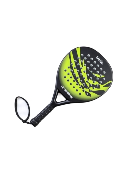 CAMEWIN PADEL RACKET - ROUND - YELLOW - 50% CARBON