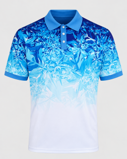 Golf Shirt - Blue Ice