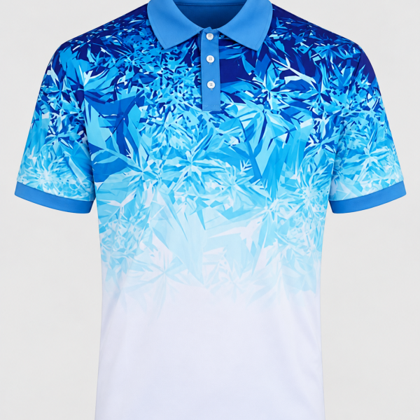 Golf Shirt - Blue Ice