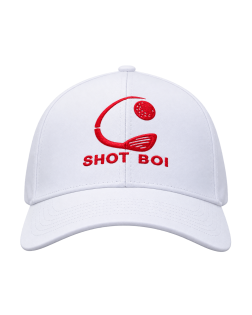Shot Boi Clothing - Golf Cap - White