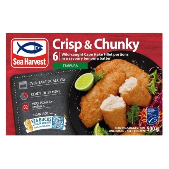SEA HARVEST CRISP &amp; CHUNKY - TEMPURA - 500g
