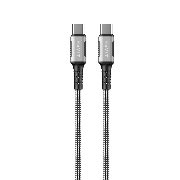 HAVIT - Magnet 1.0m 60W Type-C to Type-C Charger Cable
