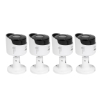 HOMEGUARD - 1080P 8CH DVR with 4x1080P PIR CCTV Cameras