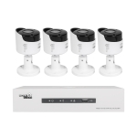HOMEGUARD - 1080P 8CH DVR with 4x1080P PIR CCTV Cameras