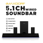 MAXDORF - Signature Series 540W 5.1CH Wired Soundbar