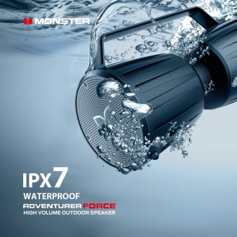 MONSTER - Adventurer Force Rugged Outdoor Wireless Speaker