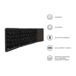 ULTRALINK - Foldable Bluetooth Keyboard with Touchpad