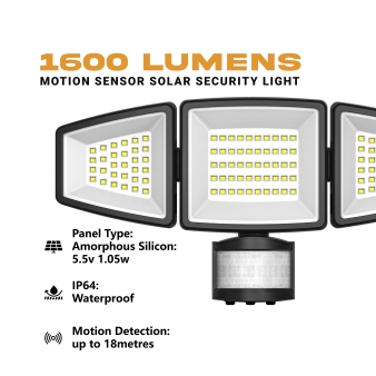 ULTRALINK - 1600 Lumen Motion Sensor Security Light