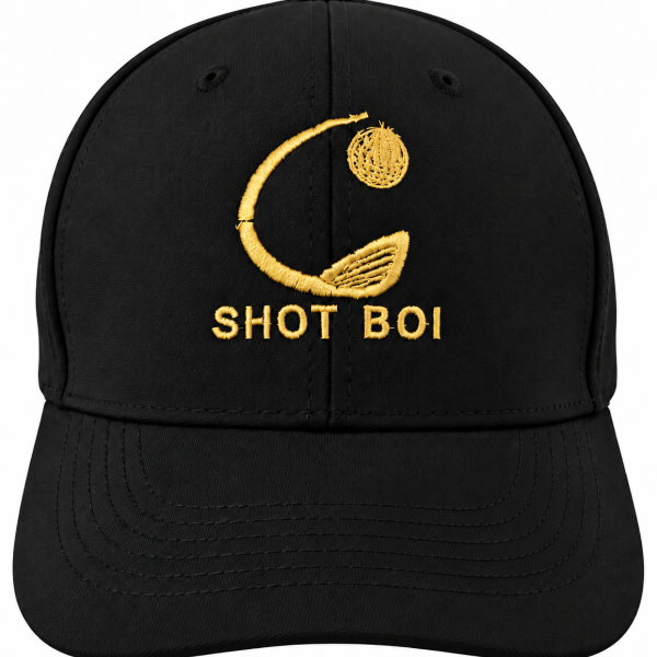 Shot Boi Clothing - Golf Cap - Black/Gold