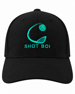 Shot Boi Clothing - Golf Cap - Black/Green