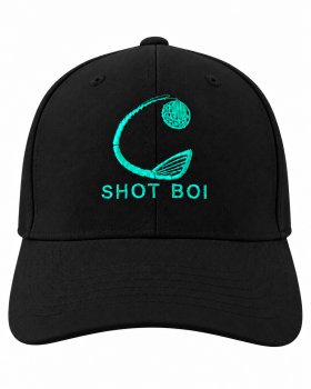 Shot Boi Clothing - Golf Cap - Black/Green