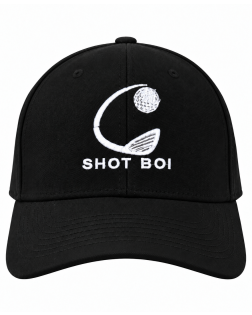 Shot Boi Clothing - Golf Cap - Black/White