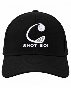 Shot Boi Clothing - Golf Cap - Black/White