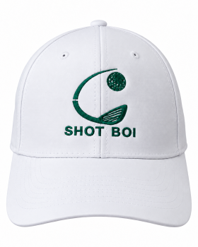 Shot Boi Clothing - Golf Cap - White/Green