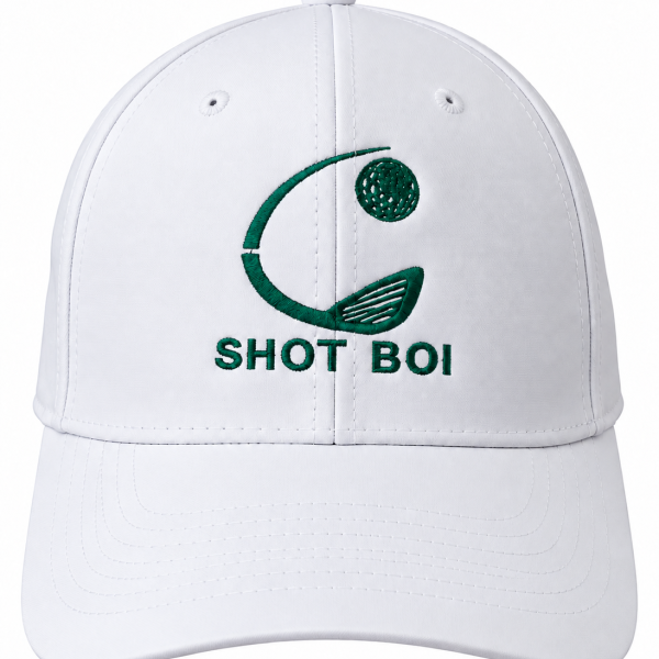 Shot Boi Clothing - Golf Cap - White/Green